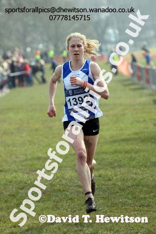 Senior womens 2016 Inter Counties Cross Country Champs. and Cross Challenge Final, Cofton Park, Birmingham. Photo: David T. Hewitson/Sports for All Pics